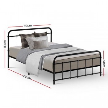 Buy Metal Bed Frame King - Afterpay