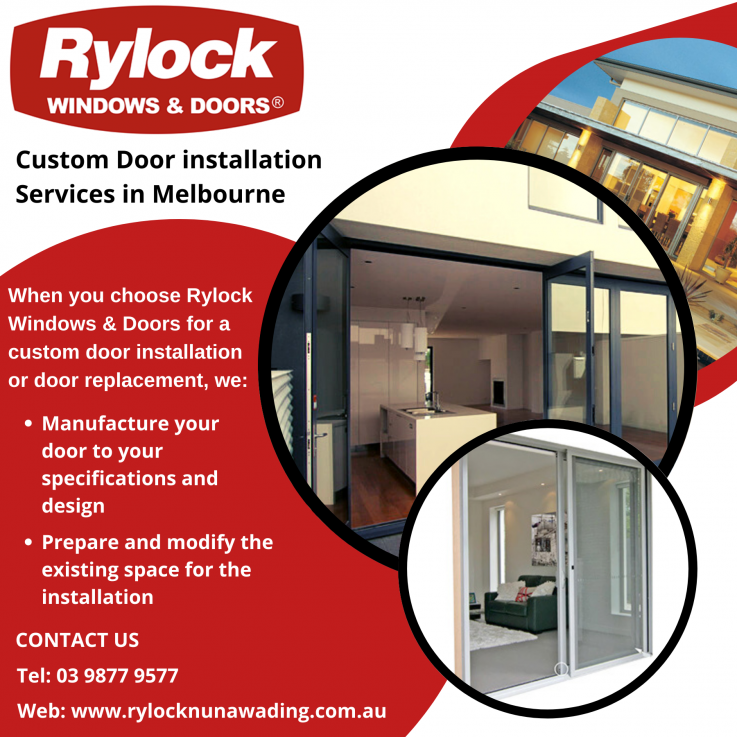 Looking for Custom Door installation Services in Melbourne | Rylock Windows & Doors