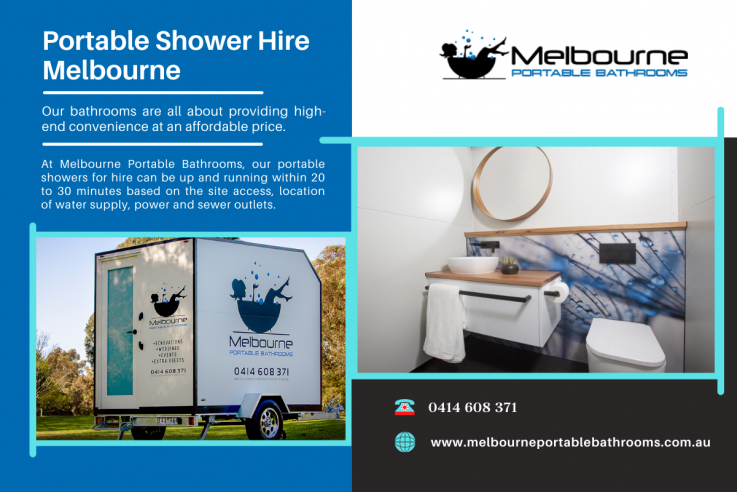 Best Portable Shower Hire Across Melbourne