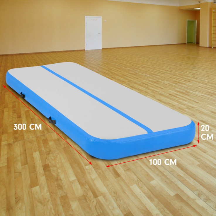3M X 1M AIR TRACK INFLATABLE - BLUE