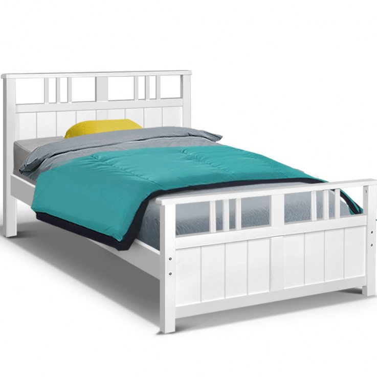 Artiss Wooden Bed Frame King Single Size