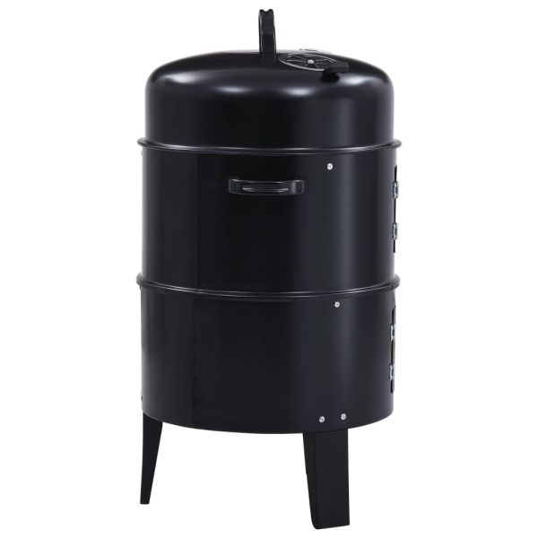 3-in-1 Charcoal Smoker BBQ Grill 