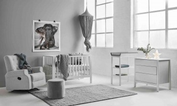 Chester Rocking Chair - Silver