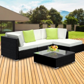 Gardeon 5PC Outdoor Furniture Sofa Set W