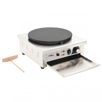 Electric Crepe Maker with Pull-out Tray 