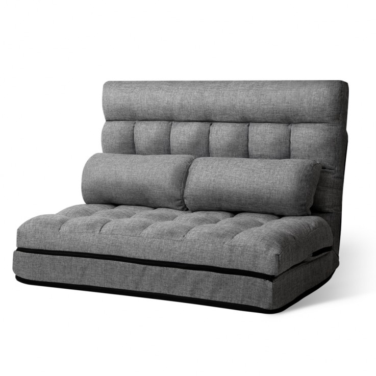 Artiss Lounge Sofa Bed 2-seater Floor Fo