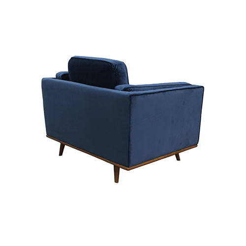 York Sofa 1 Seater Fabric Cushion Modern