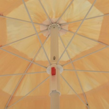 Beach Umbrella Natural 180 cm Hawaii Sty