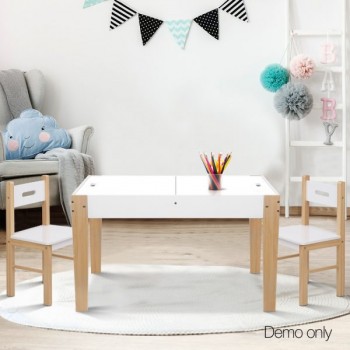 Artiss Kids Table and Chair Storage Desk