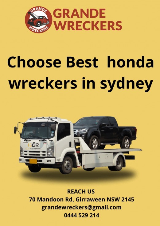 Choose Best  honda wreckers in sydney
