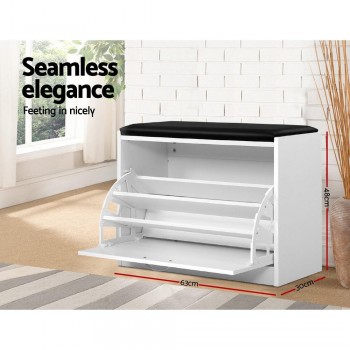 Artiss Shoe Cabinet Bench Shoes Storage 