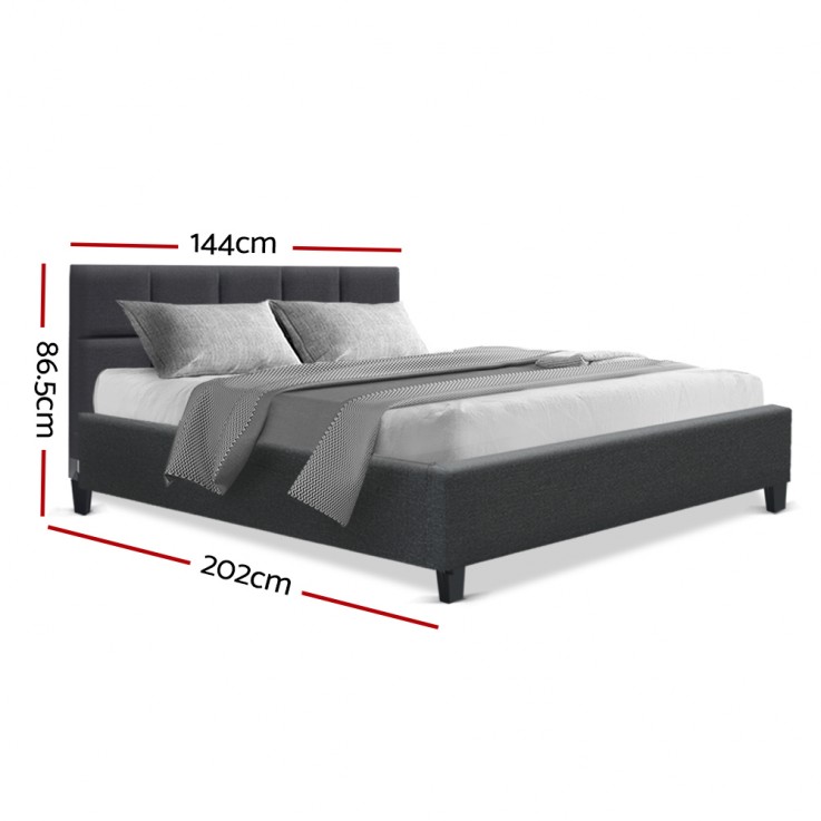 Bed Frame Double Size Base Mattress Plat
