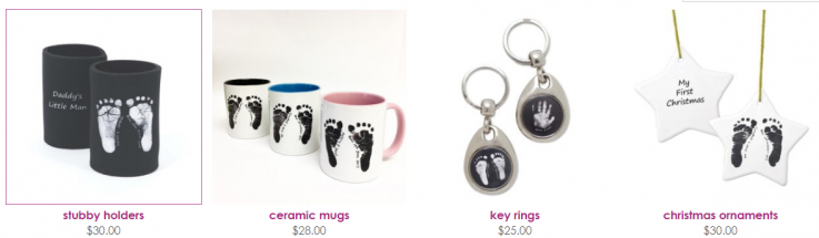 Get beautiful personalised baby gifts at