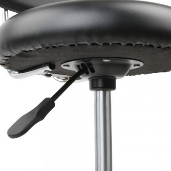 Artiss 2x Salon Stool Swivel Chair Backr