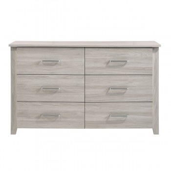 White 6 Chest of Drawers Bedroom Cabinet