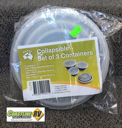 Collapsible Set Of Three Containers