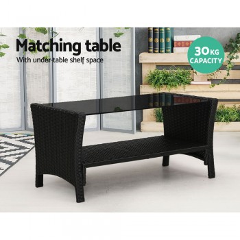 Gardeon Outdoor Furniture Lounge Table C