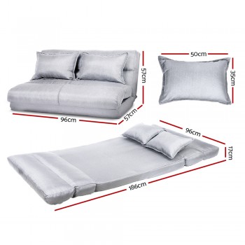 Artiss Lounge Sofa Bed Floor Recliner Ch