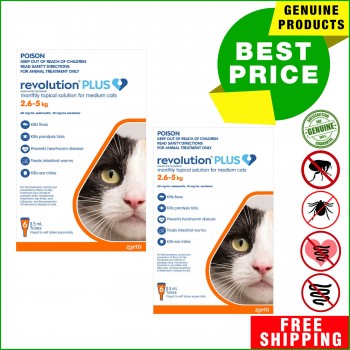 REVOLUTION PLUS for Cats 2-5 Kg 12 Doses