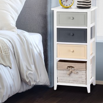 Artiss Bedroom Storage Cabinet - White