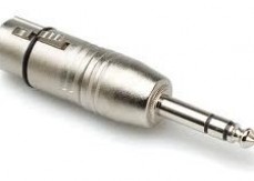 XLR (female) to TRS 1/4″ jack Adapter
