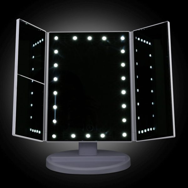 Embellir LED Tri-Fold Make Up Mirror Fre
