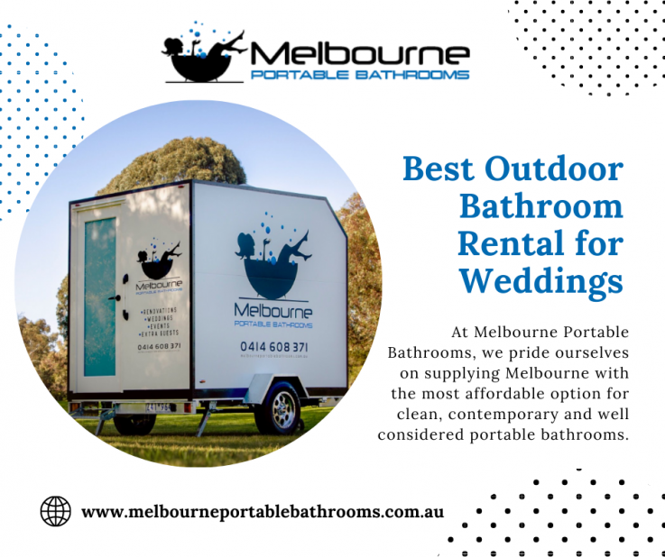 Get Our Best Outdoor Bathroom Rental For Weddings