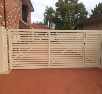 Perth Aluminum Slat Gates installation