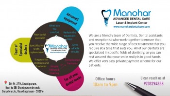 teeth whitening doctor in vizag |Manohar dental care 