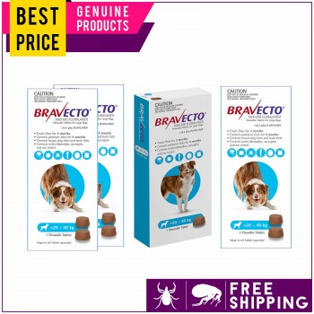Bravecto Flea Tick Control For Dogs 20 t