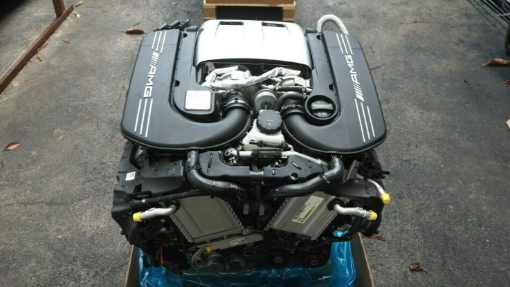 Mercedes W205 C63AMG V8 Bi-Turbo Engine