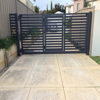 Slat Fencing Perth Aluminum Slat gates