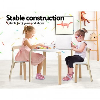 Keezi Nordic Kids Table Chair Set