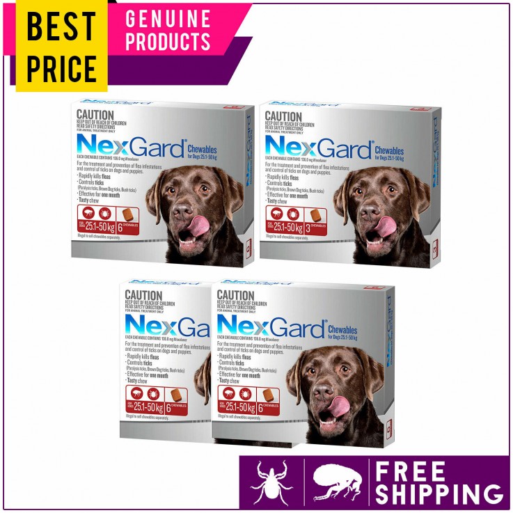 Nexgard Flea Tick Control For Dog 25-50K