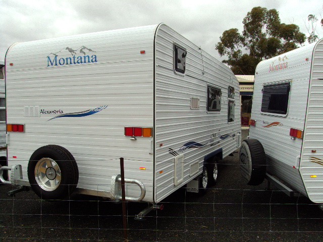 Montana Caravan Alexandria 21ft rear Ens