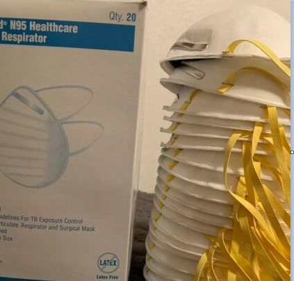 N95 and 3 ply surgical mask