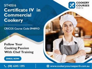 Master the art of cooking and become a chef with Cert. IV Commercial Cookery