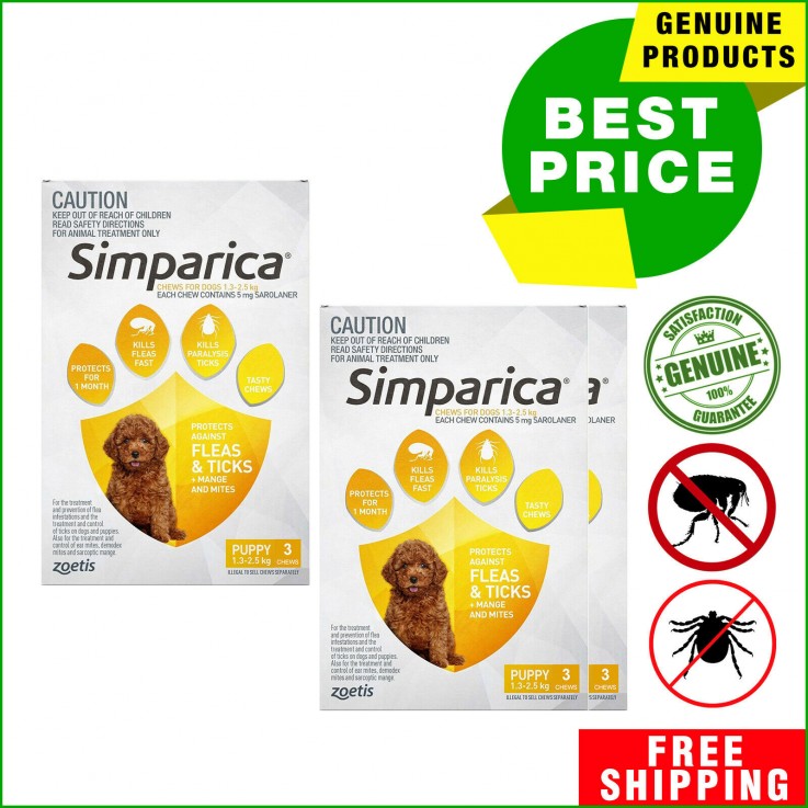 SIMPARICA Flea & Tick Treatment for Dogs
