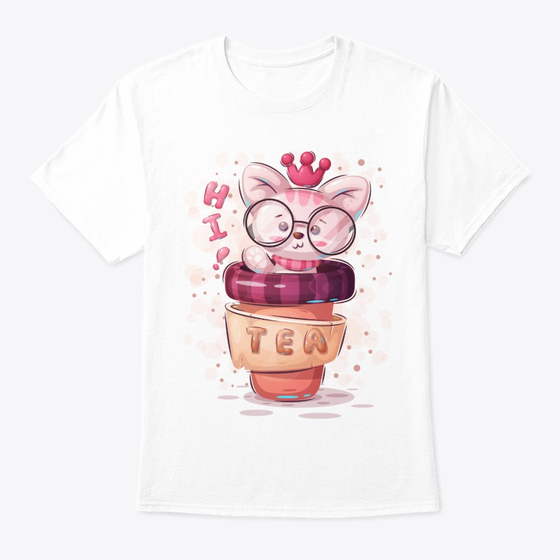 Tea Cup Cat T-shirt