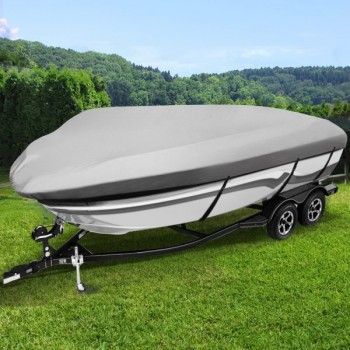 12 – 14 foot Waterproof Boat Cover – Gre
