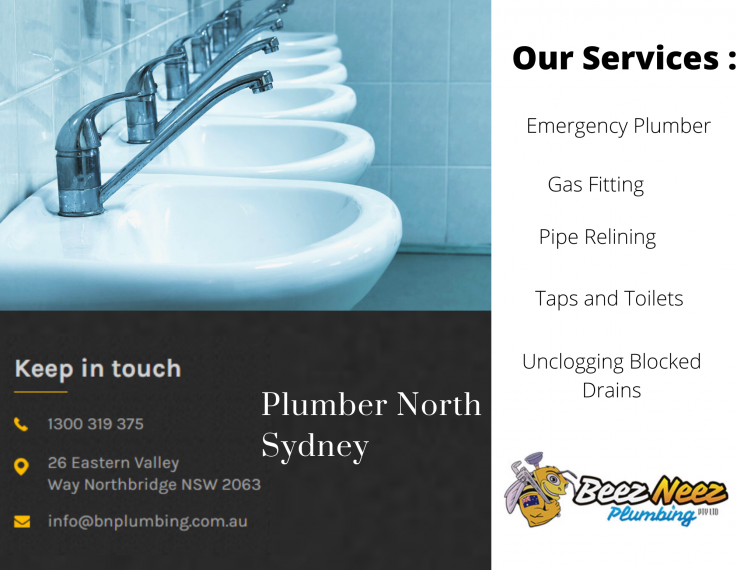 Looking for local and emergency plumber in North Sydney