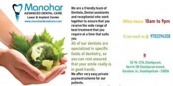 best root canal treatment in vizag |Manohar dental care 