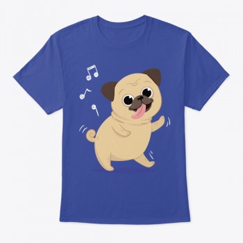 Dancing Pug Dog T-shirt