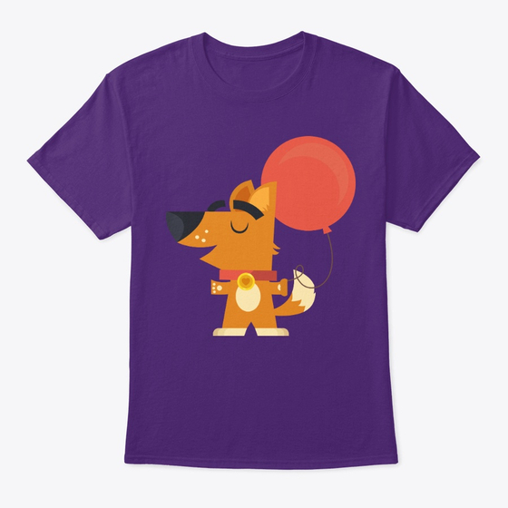 Dog Holding a balloon Tee