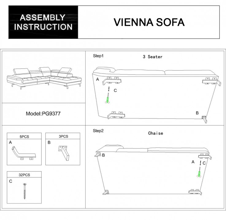 Vienna Corner Sofa