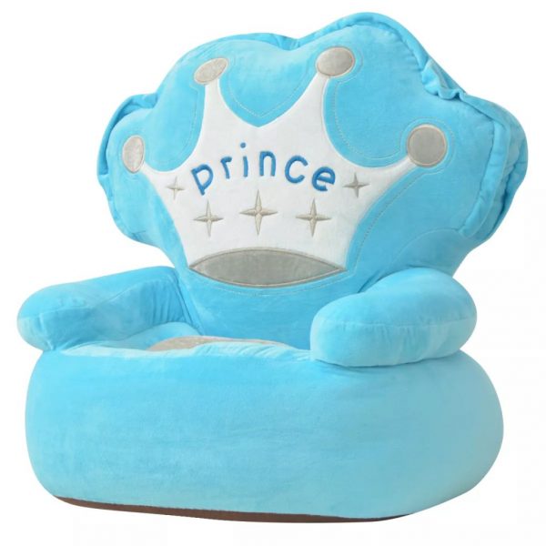Plush Children’s Chair Prince Blue