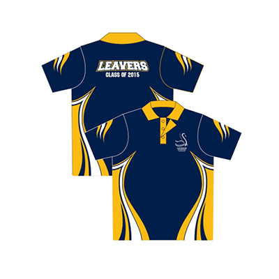 Sublimated polos perth, School leaver