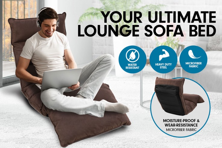 Adjustable Cushioned Floor Lounge Chair 