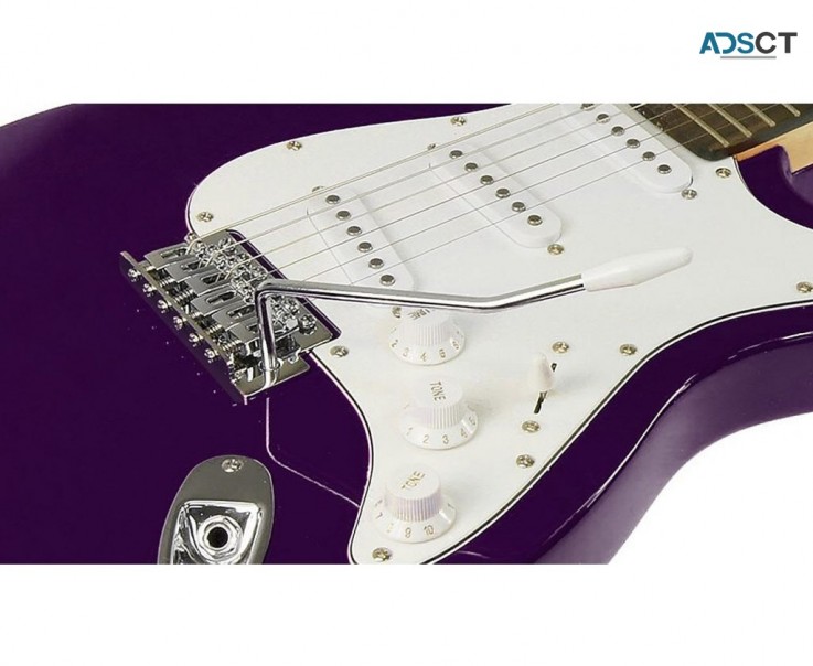 Karrera 39in Electric Guitar – Purple