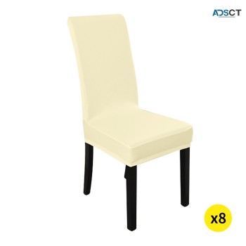 8x Stretch Elastic Chair Covers